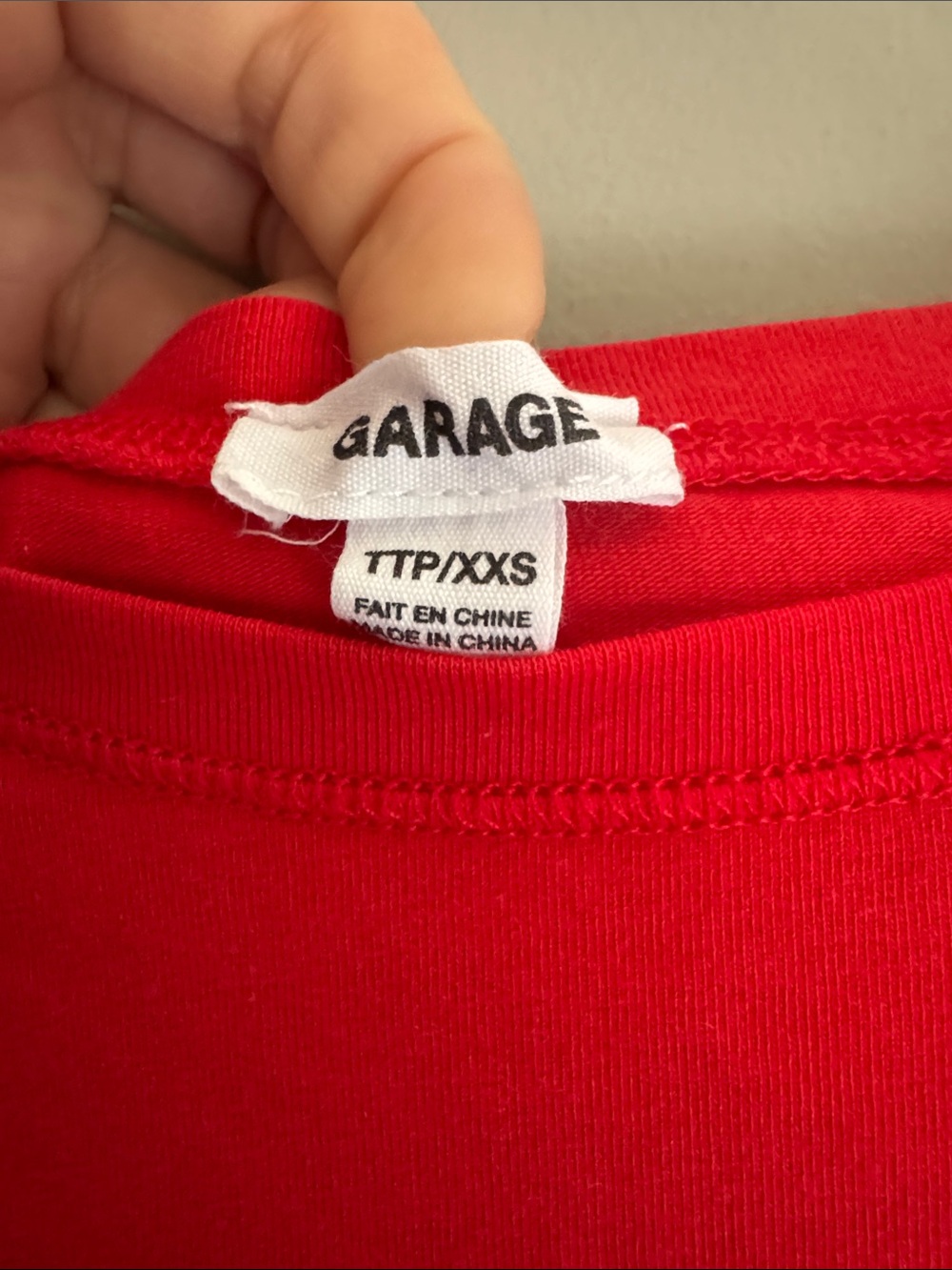 GARAGE RED LONGSLEEVE - Picture 2 of 3
